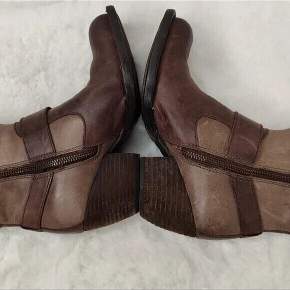 Brown Western Leather Boots by Born sz 6 - Picture 6 of 8